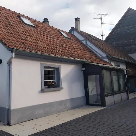 Charmant Cottage De Village Wittisheim Exterior foto